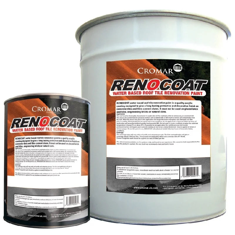 Cromar Renocoat Roof Tile Renovation Paint 5kg – RMS | Repair