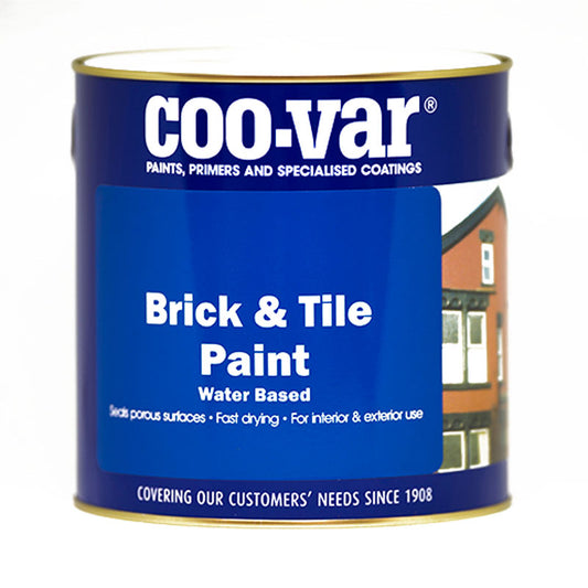 Coo-Var Brick and Tile Paint Water Based Matt Red