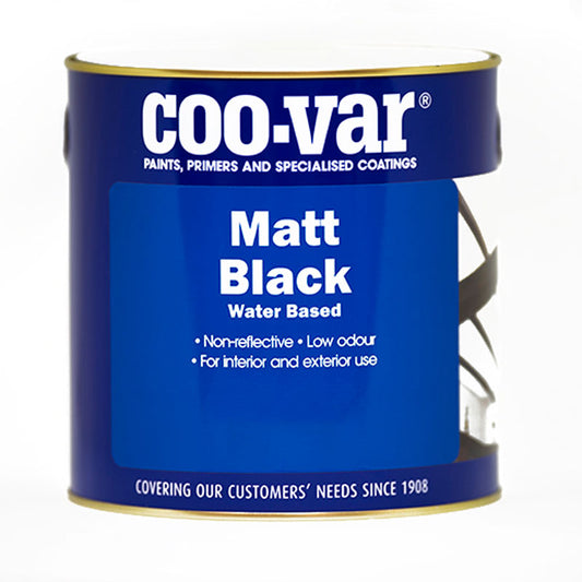 Coo-Var Matt Black Water Based