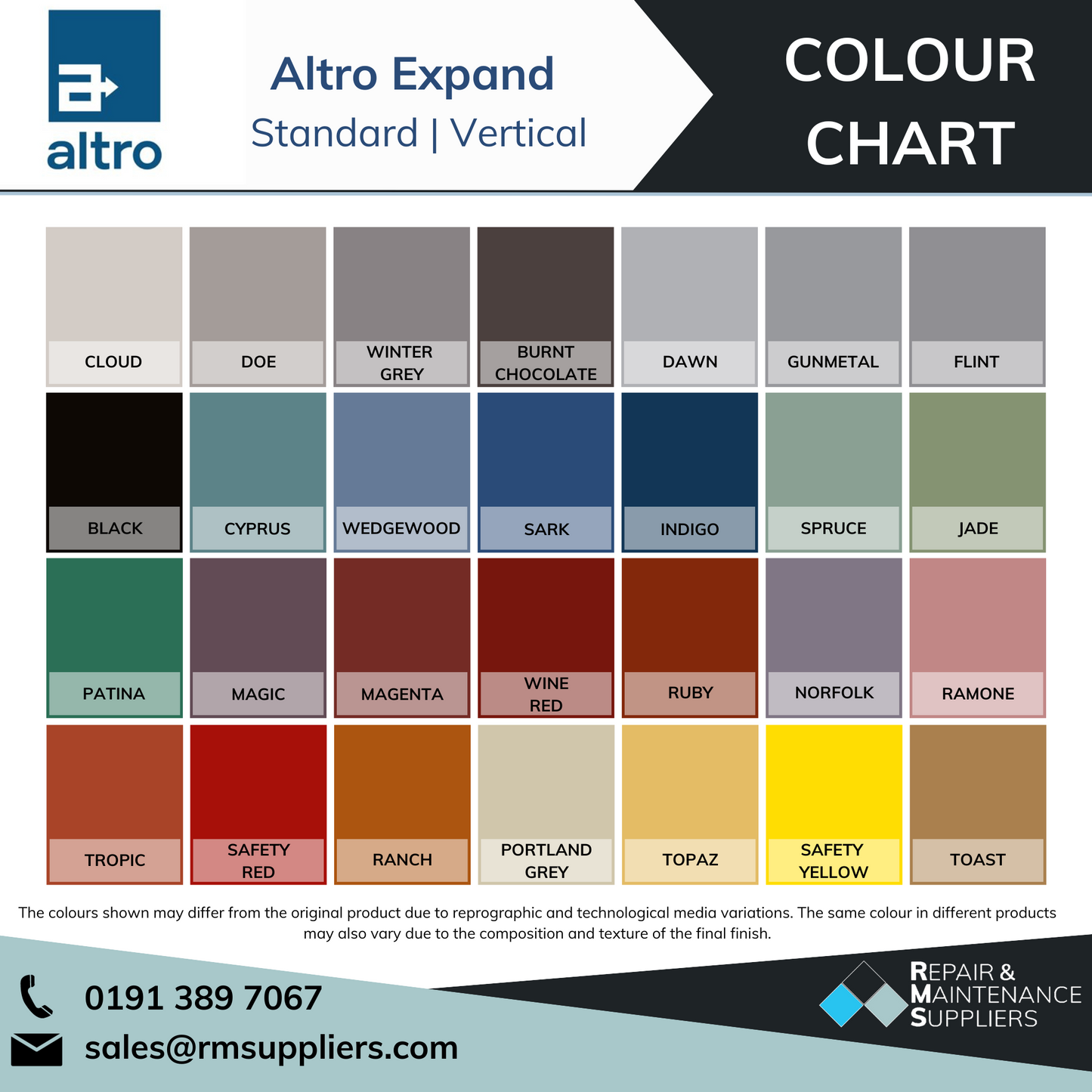 Altro Expand™ Vertical | Chemical Resistant Jointing Sealant