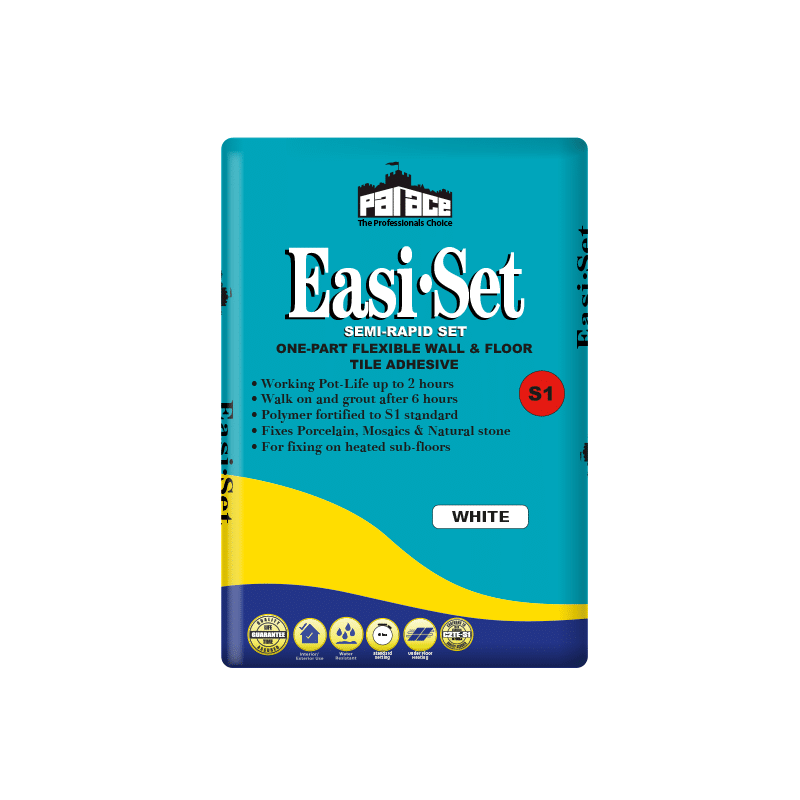 Palace Easi-Set | Semi-rapid, Polymer Modified, Flexible Floor And Wall Tile Adhesive