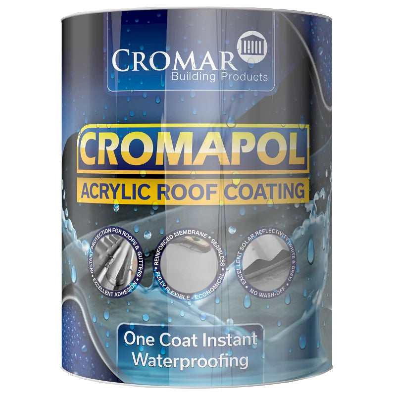 Cromar Cromapol Acrylic Roof Coating 1kg