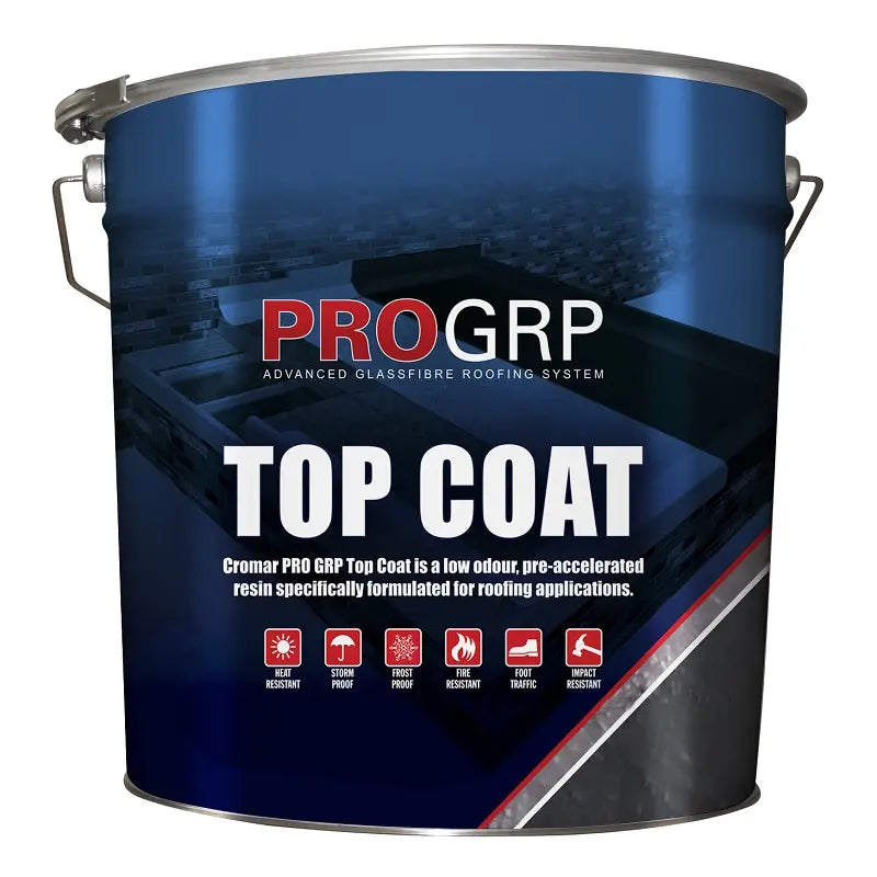 PRO 25 GRP Resin Topcoat Dark Grey Fire Retardant