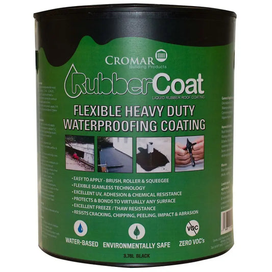 Cromar Rubber Coat Waterproof Coating 3.78L