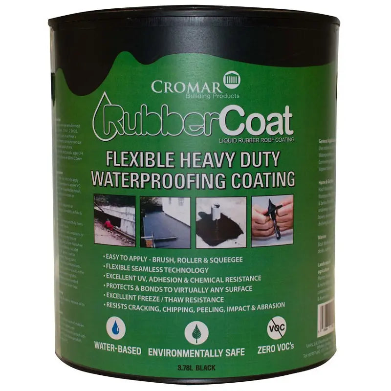 Cromar Rubber Coat Waterproof Coating 18.9L